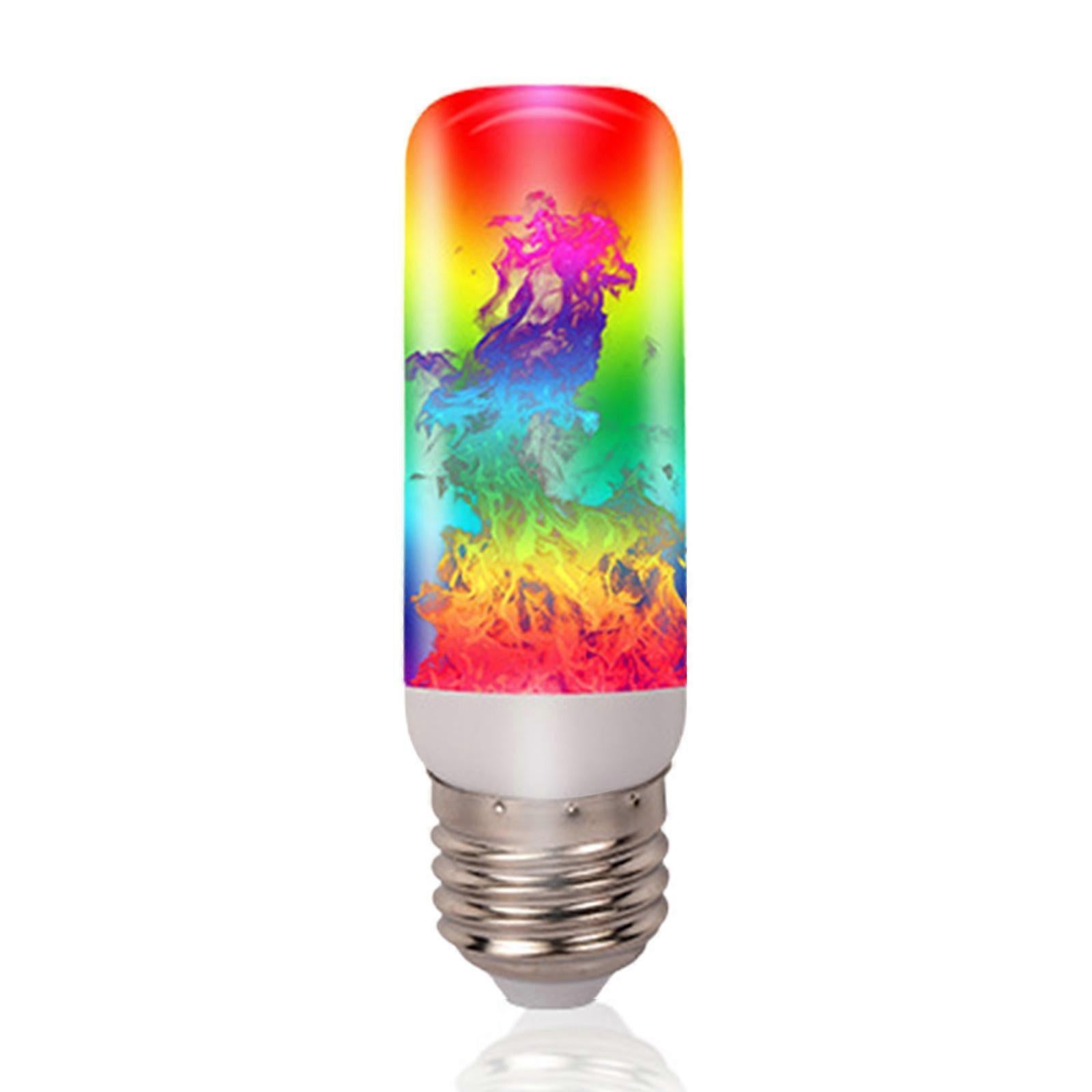 LED Flame Effect Bulb E27 4 Modes Gravity Sensor Flickering Fire Lamp - Image 1