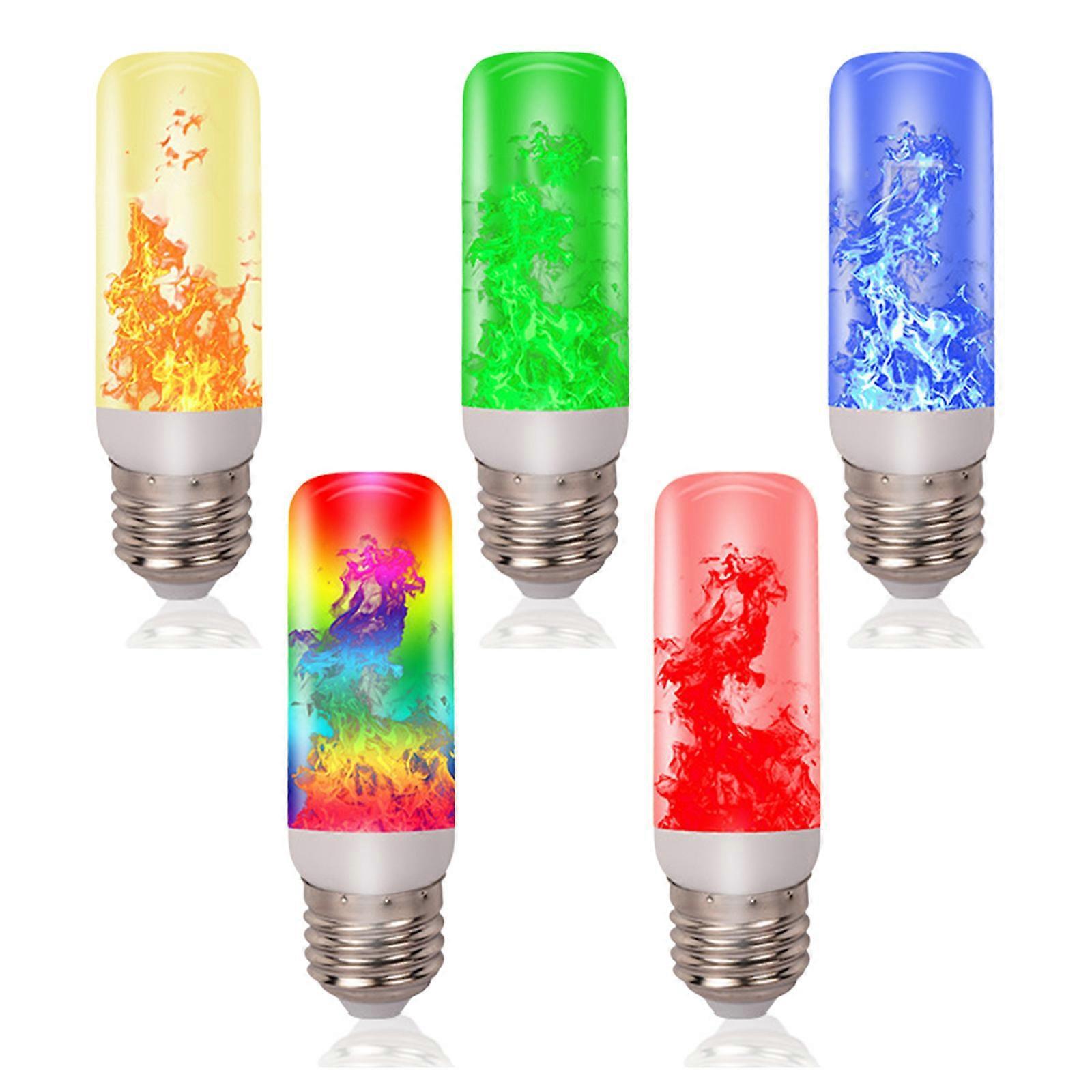 LED Flame Effect Bulb E27 4 Modes Gravity Sensor Flickering Fire Lamp - Image 4