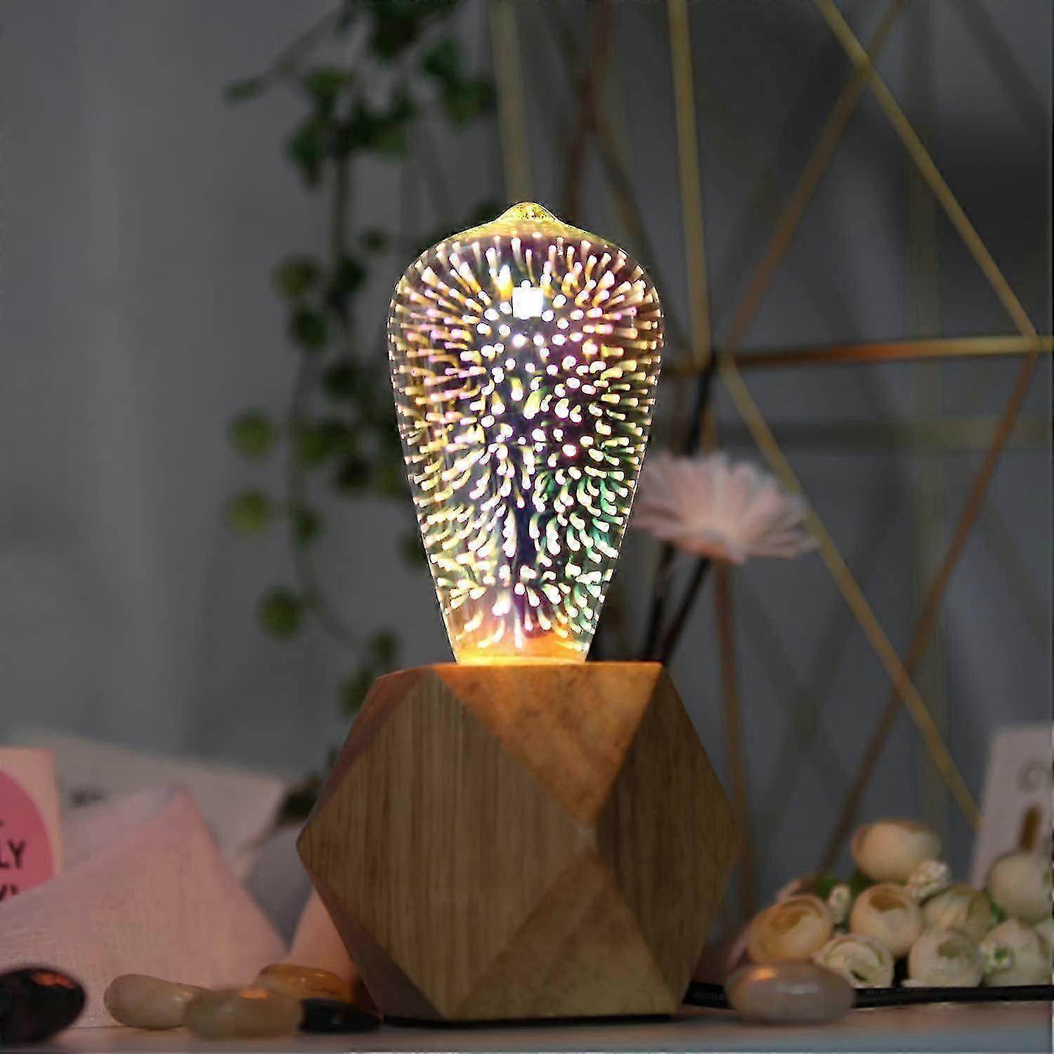 Edison LED Firework Bulb 3D Decorative E27 4W Retro Light - Image 3