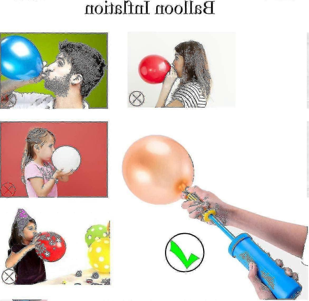 2pcs Balloon Pump Manual Hand Air Pump for Balloons - Image 2