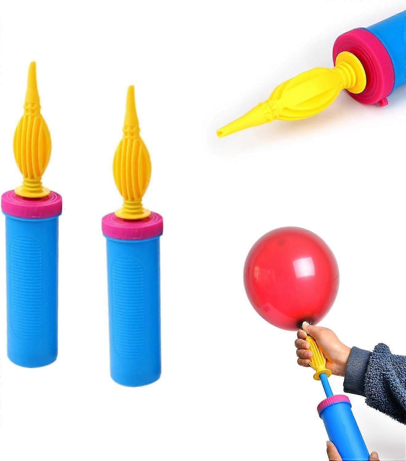 2pcs Manual Balloon Pump Hand Air Pump for Birthday Wedding Balloons - Image 1