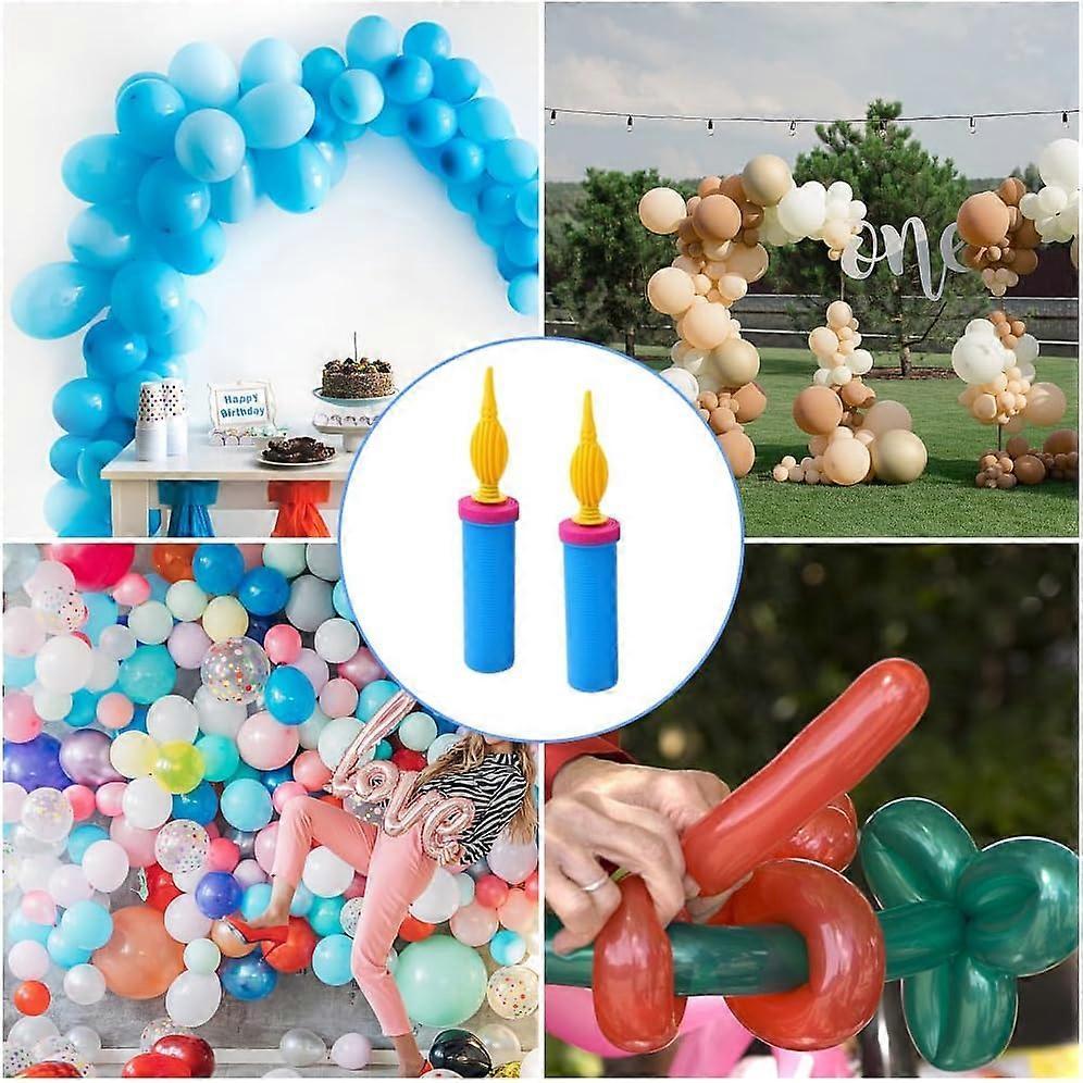 2pcs Manual Balloon Pump Hand Air Pump for Birthday Wedding Balloons - Image 3