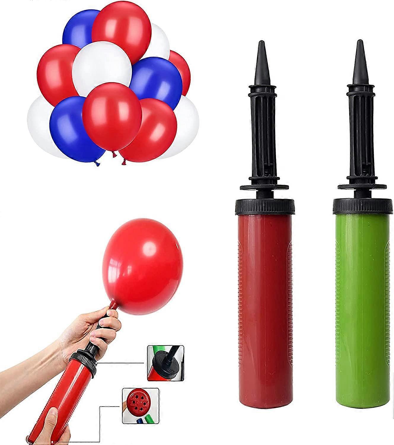 2pcs Balloon Pump Manual Air Pump Random Color for Party Birthday Wedding - Image 1