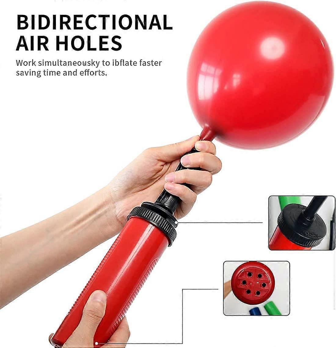 2pcs Balloon Pump Manual Air Pump Random Color for Party Birthday Wedding - Image 2