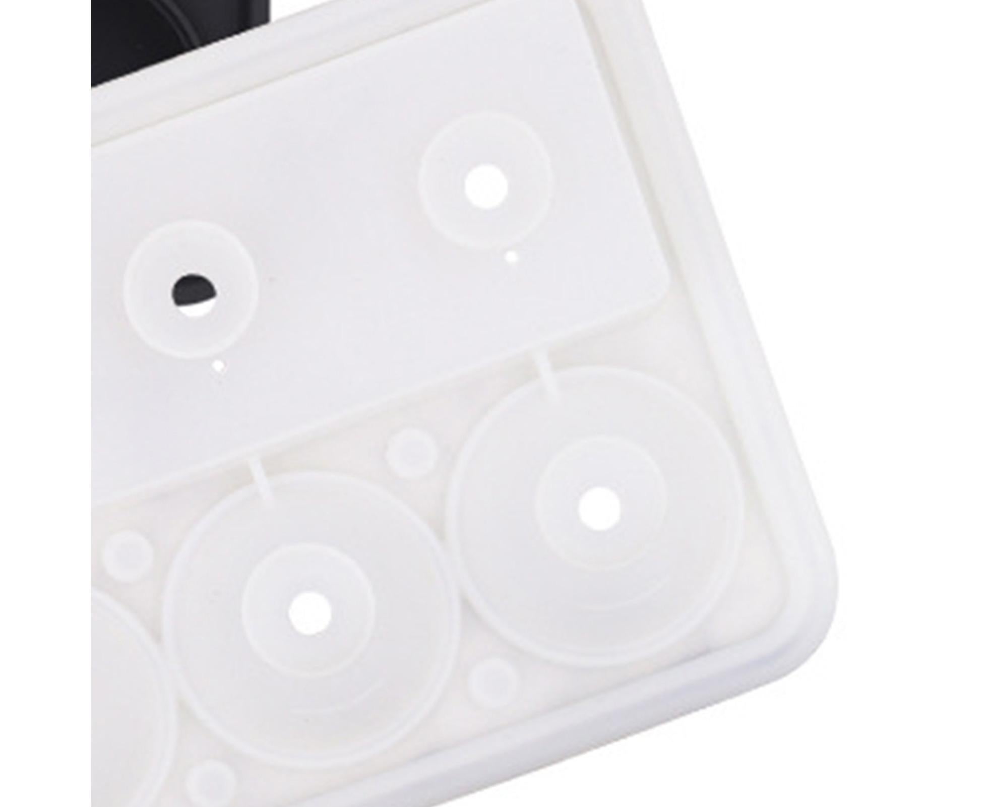 Ice Cube Mold Food Grade Quick Release Silicone Funnel Design Ice Ball Mold for Whiskey-Black - Image 4