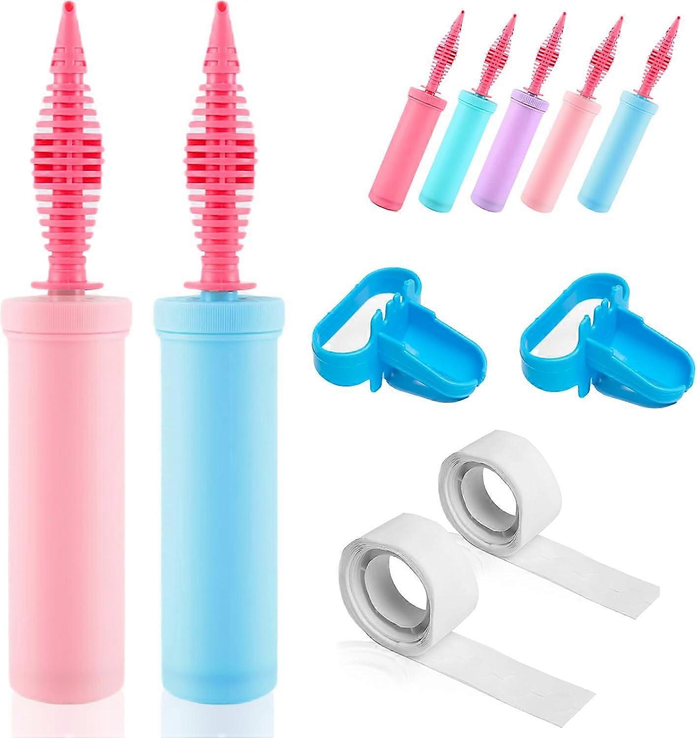2pcs Manual Balloon Pump Hand Air Pump Random Color for Party Balloons - Image 1
