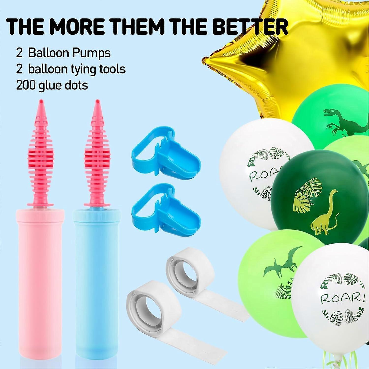2pcs Manual Balloon Pump Hand Air Pump Random Color for Party Balloons - Image 2