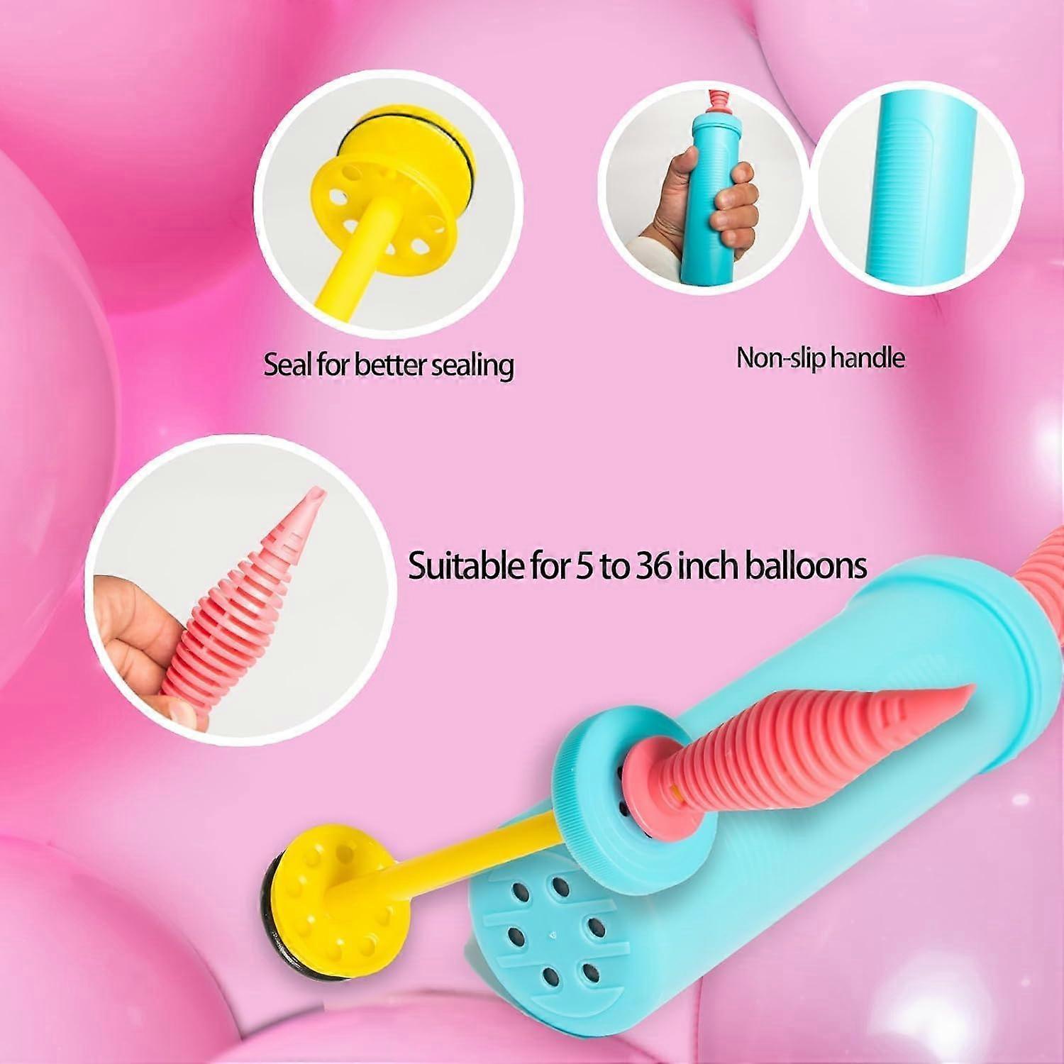 2pcs Manual Balloon Pump Hand Air Pump Random Color for Party Balloons - Image 3