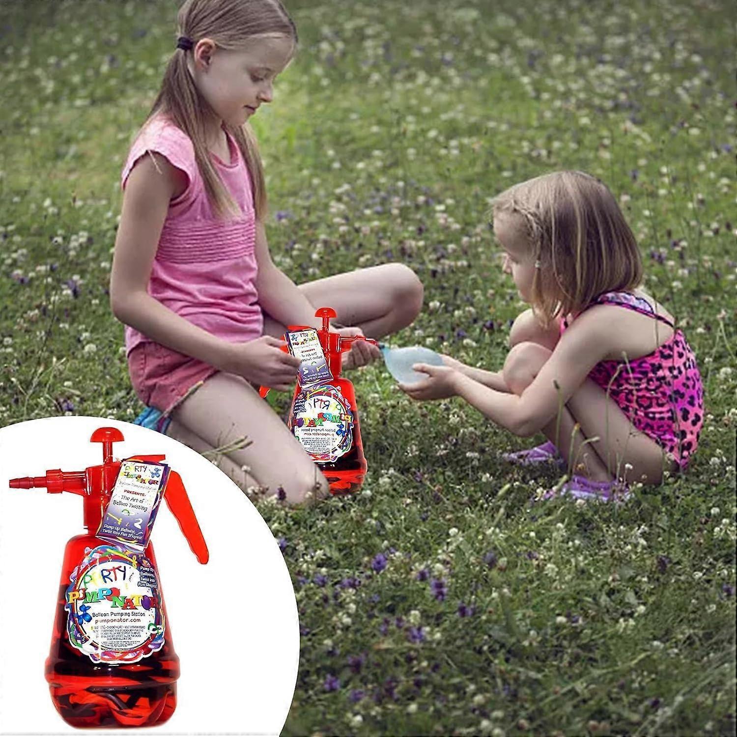 Water Balloon Pump 1.5L Hand Air & Water Pump with 500 Balloons - Image 3