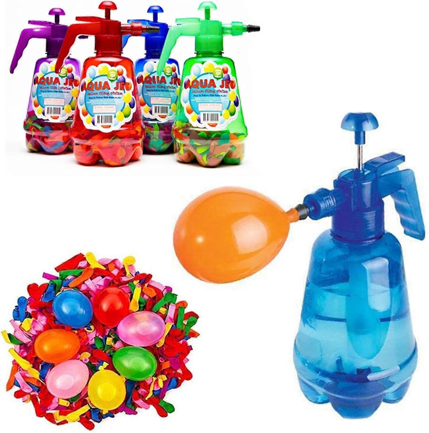 Water Balloon Pump 1.5L Hand Air & Water Pump with 500 Balloons - Image 5