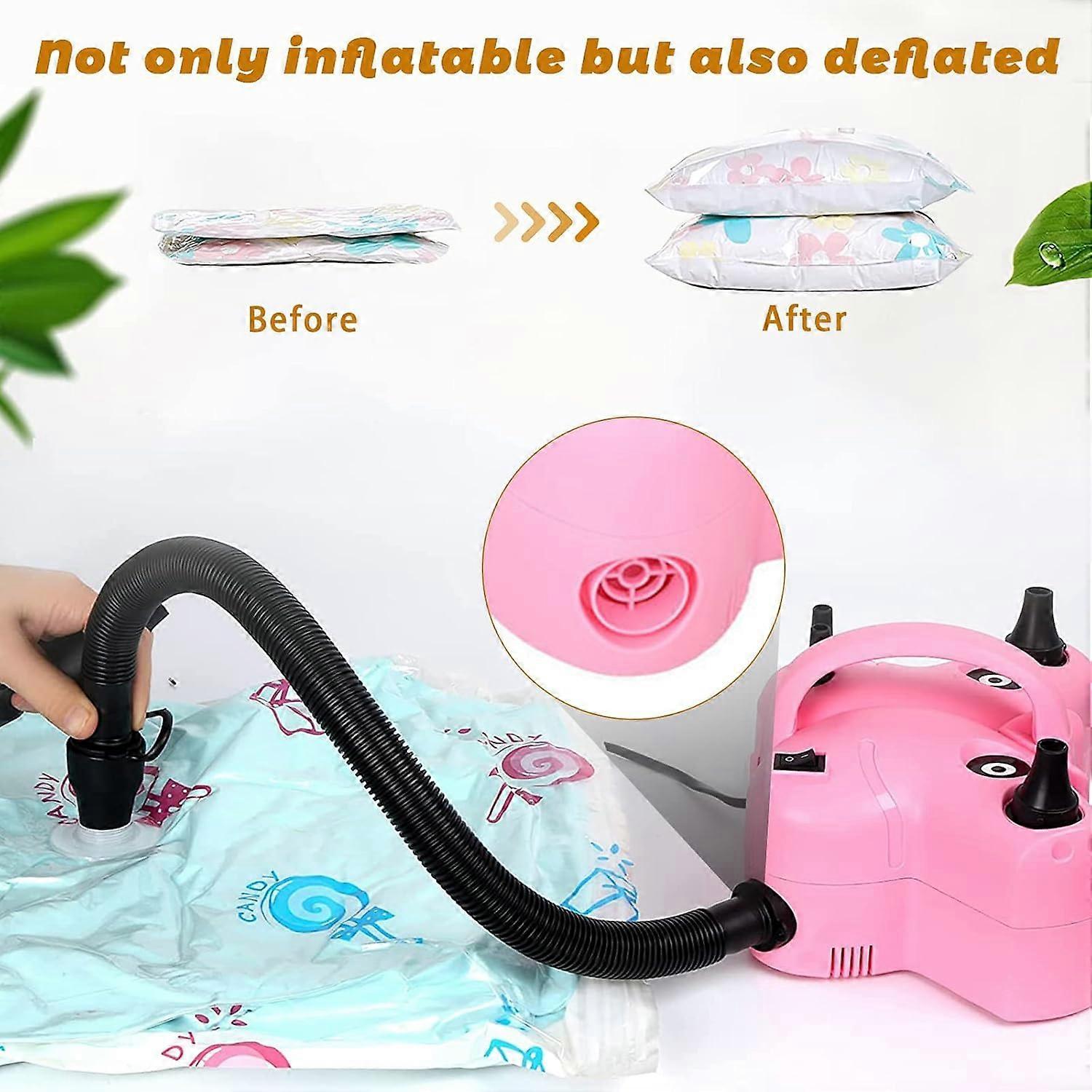 Electric Balloon Pump Double Nozzle Air Inflator for Balloons & Inflatable Beds - Image 4