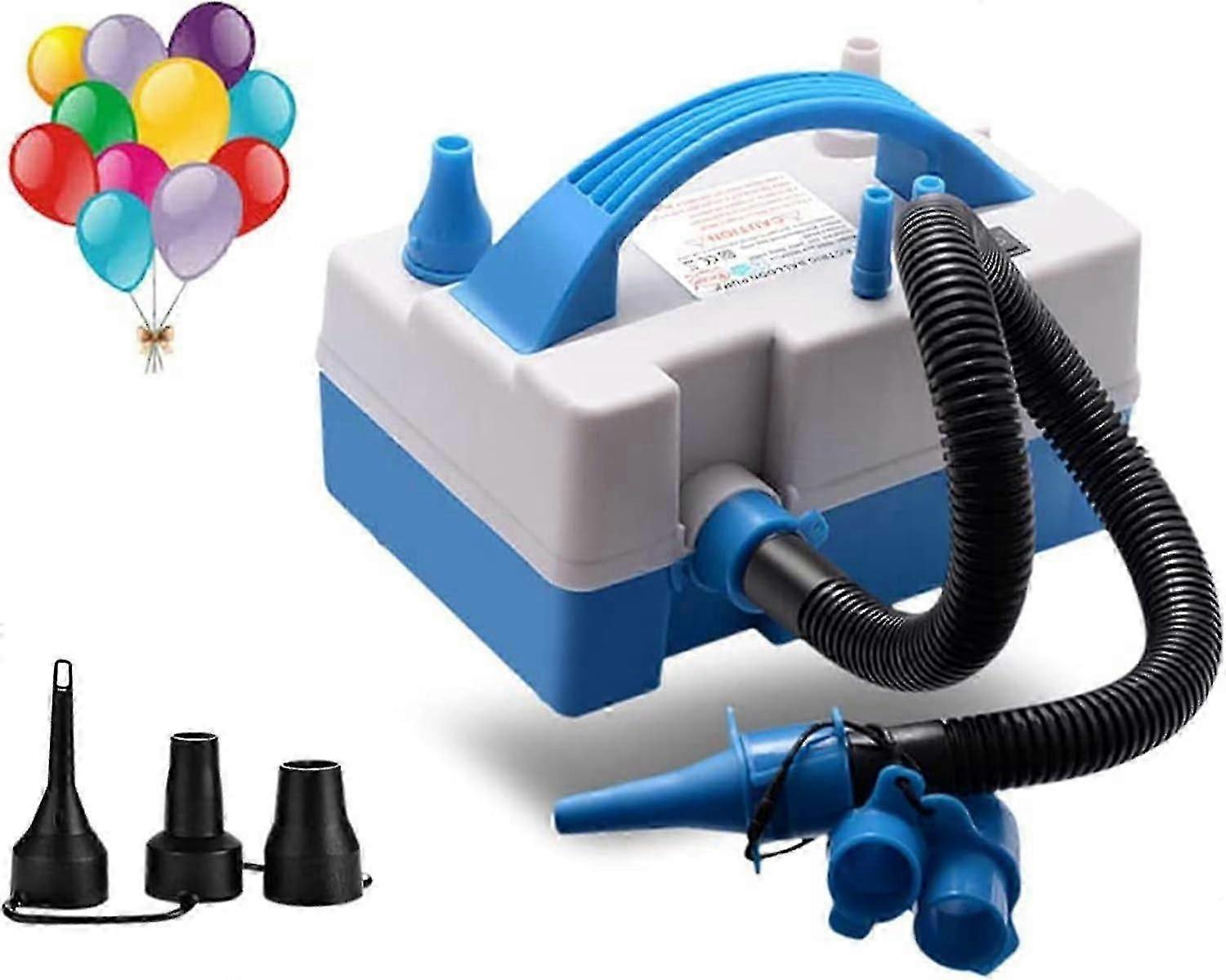 Electric Balloon Pump 600W Double Nozzle Quick Inflator for Balloons Pool Toys - Image 1