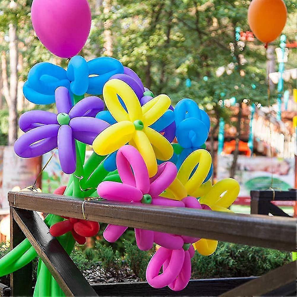200pcs Modeling Animal Balloons with Balloon Pump for Party Decoration - Image 2