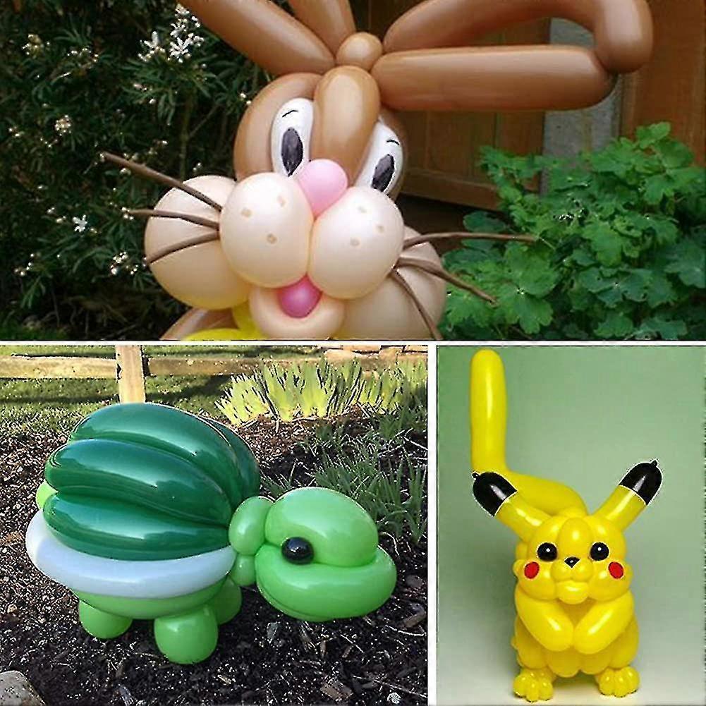 200pcs Modeling Animal Balloons with Balloon Pump for Party Decoration - Image 3