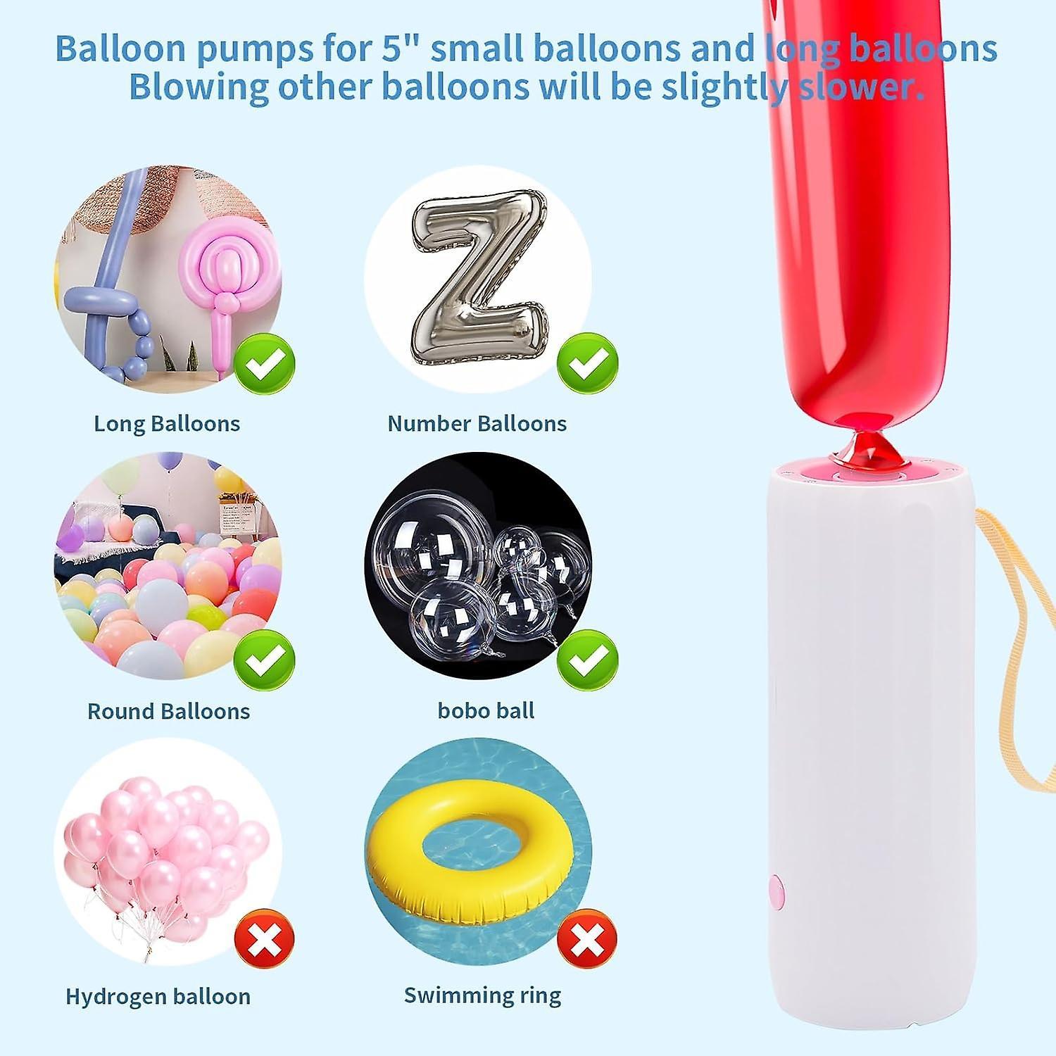 Electric Balloon Pump Portable Air Inflator Blower Machine for Birthday Party - Image 2
