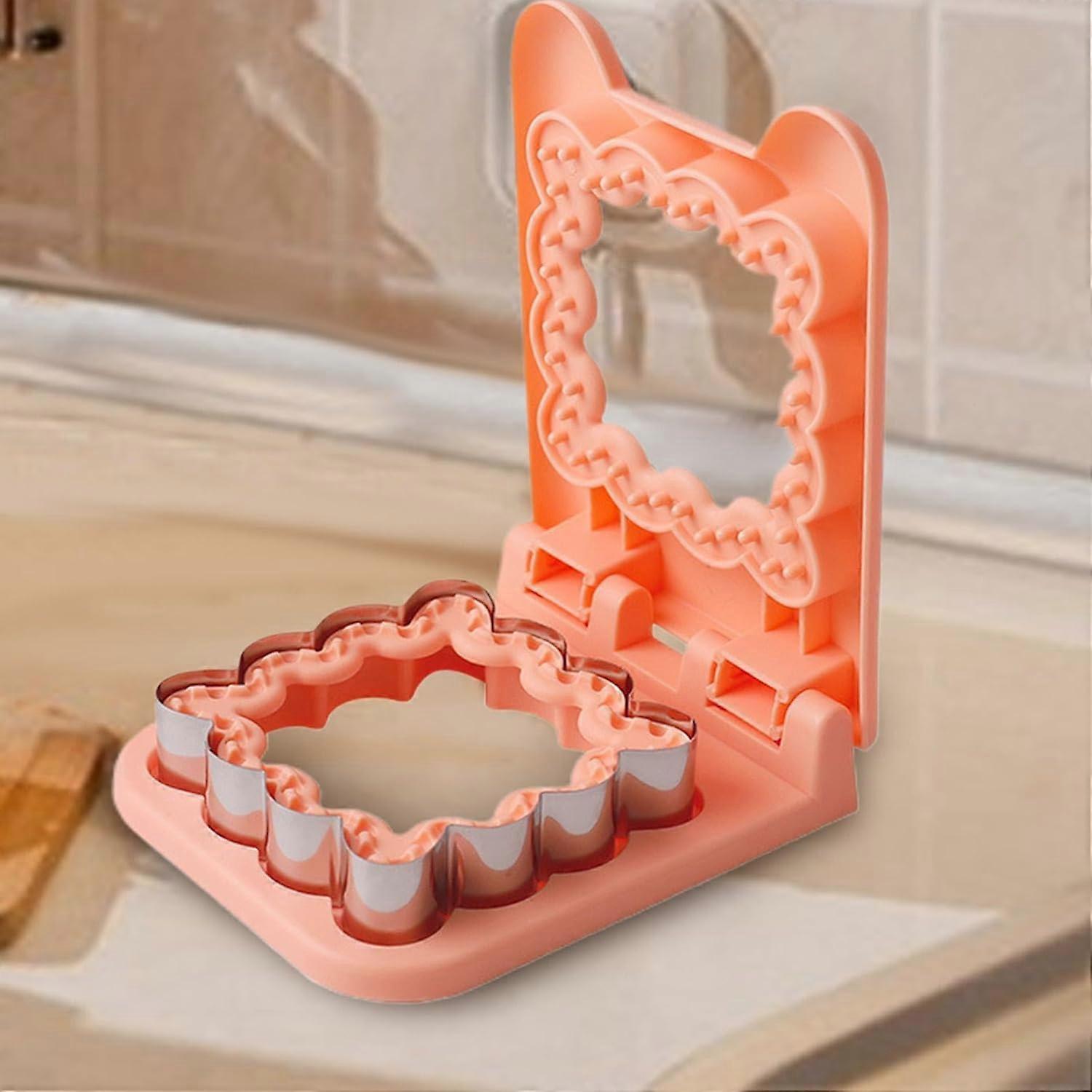Sandwich Cutter and Sealer Orange Sandwich Maker Moulds for Cookies Dough Pancakes - Image 2