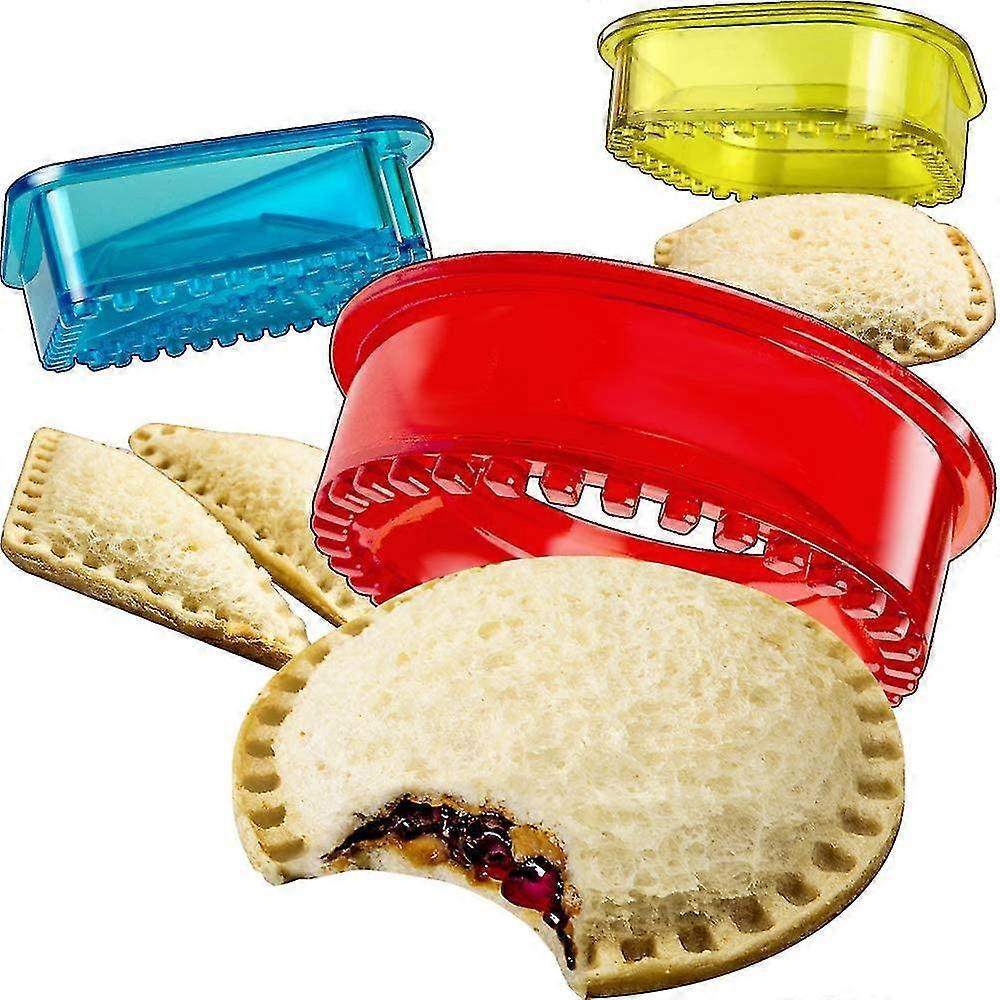 3pcs Sandwich Cutter and Sealer Set Sandwich Maker Cutters - Image 1