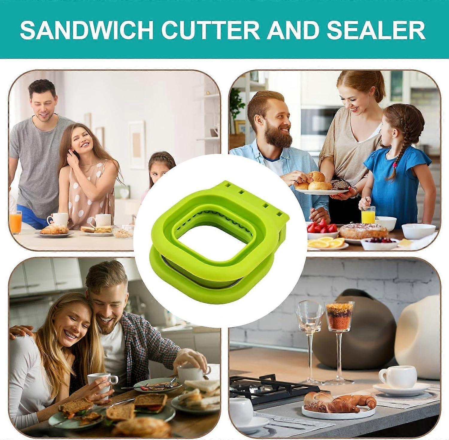 Sandwich Cutter and Sealer Crimper Bread Mould Baking Tool for Babies - Image 3