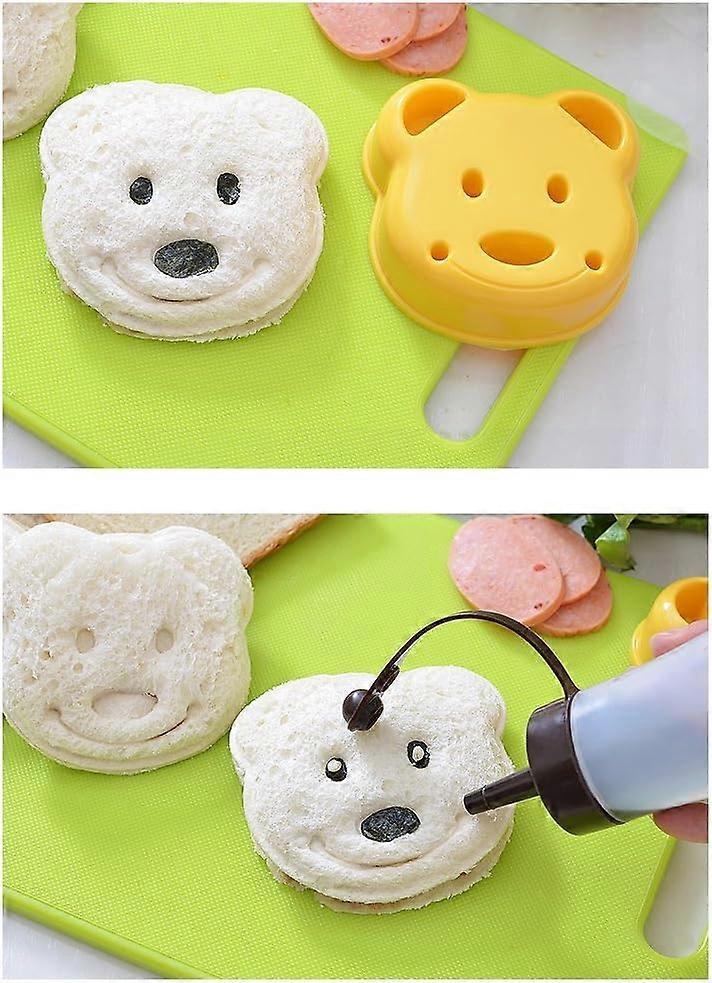 Bear Shape Sandwich Cutter Mold Bread Maker for Babies Lunch - Image 4
