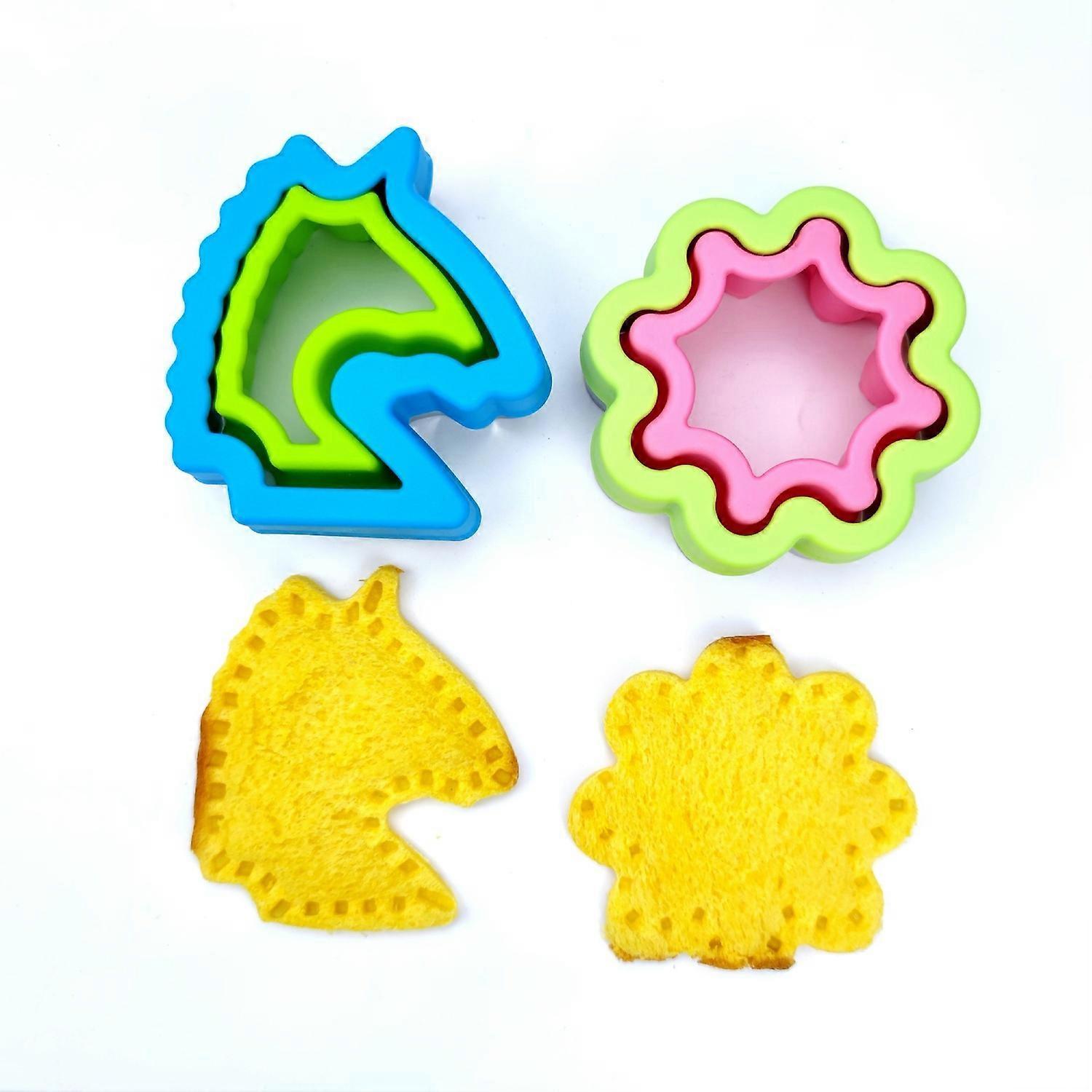 Animal Flower Shape Sandwich Cutter for Babies Bread Biscuit Baking Mold - Image 2