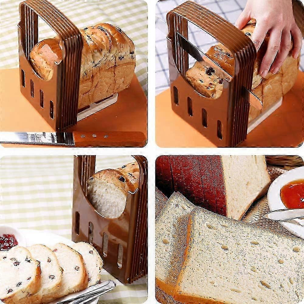 Adjustable Sandwich Cutter Bagel Bread Loaf Slicer Tool for Baking - Image 2
