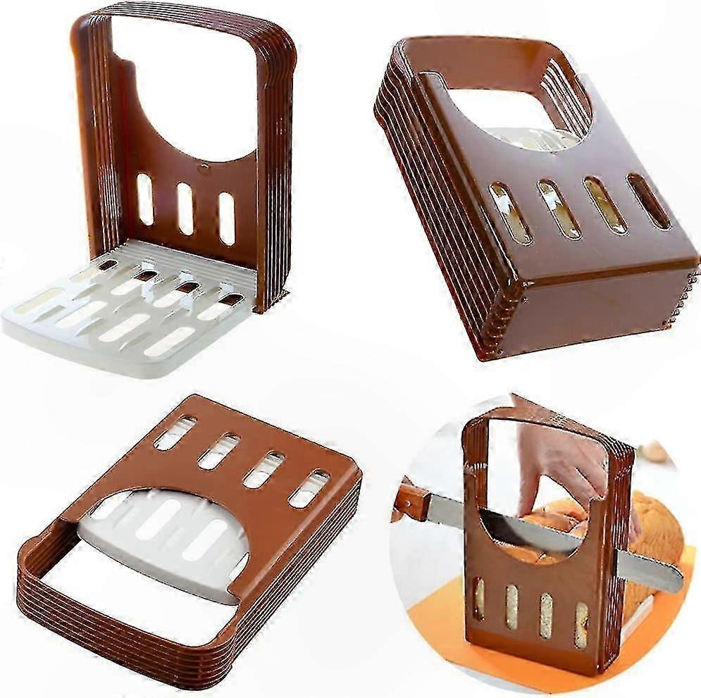 Adjustable Sandwich Cutter Bagel Bread Loaf Slicer Tool for Baking - Image 4