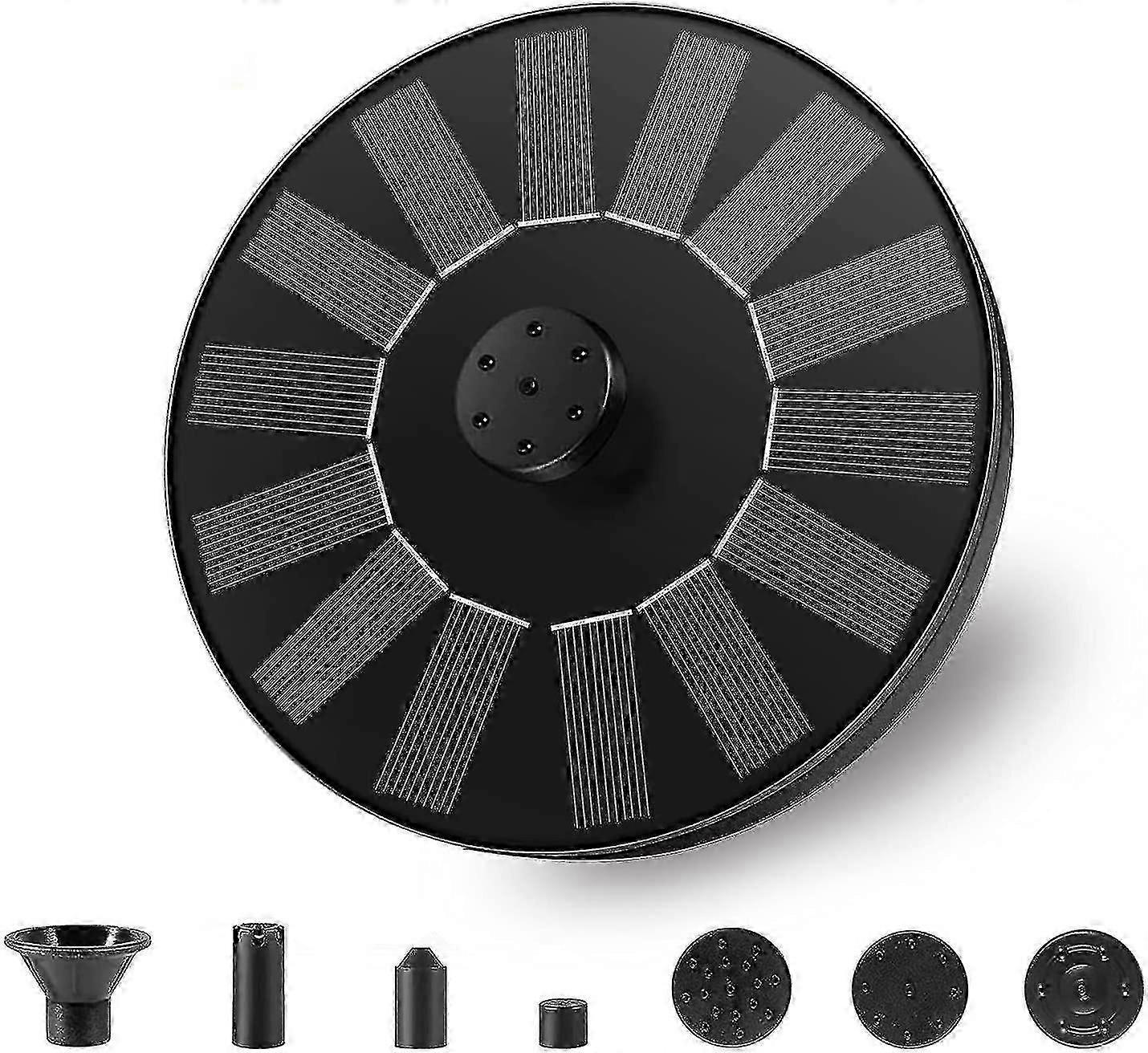 Solar Fountain Pump Solar Powered Water Pump for Garden Pond - Image 1