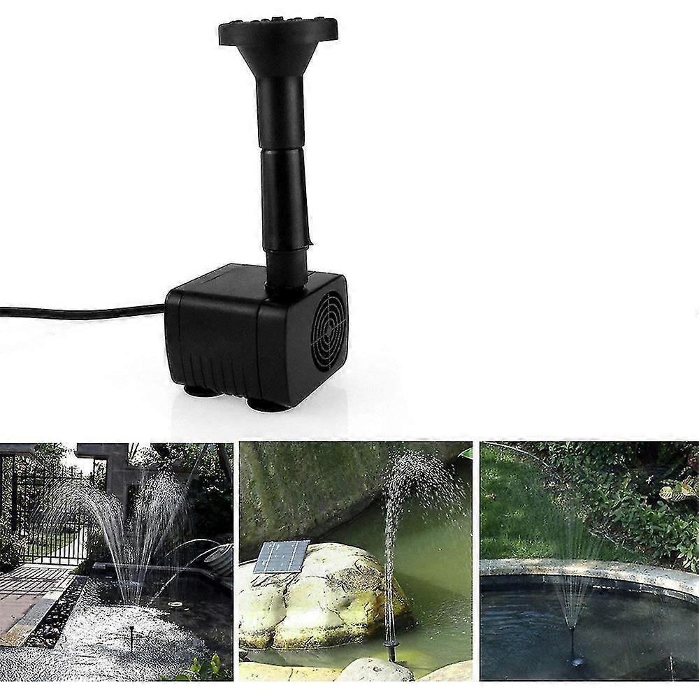 Circle Solar Fountain Pump with 6 Nozzles Water Feature - Image 4