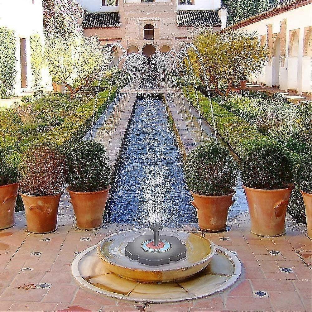 Solar Fountain Pump with 4 Nozzles for Bird Bath Garden - Image 2
