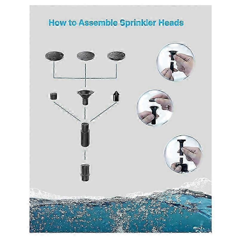 Solar Bird Bath Fountain Pump with Tubing Outdoor Water Pump - Image 3