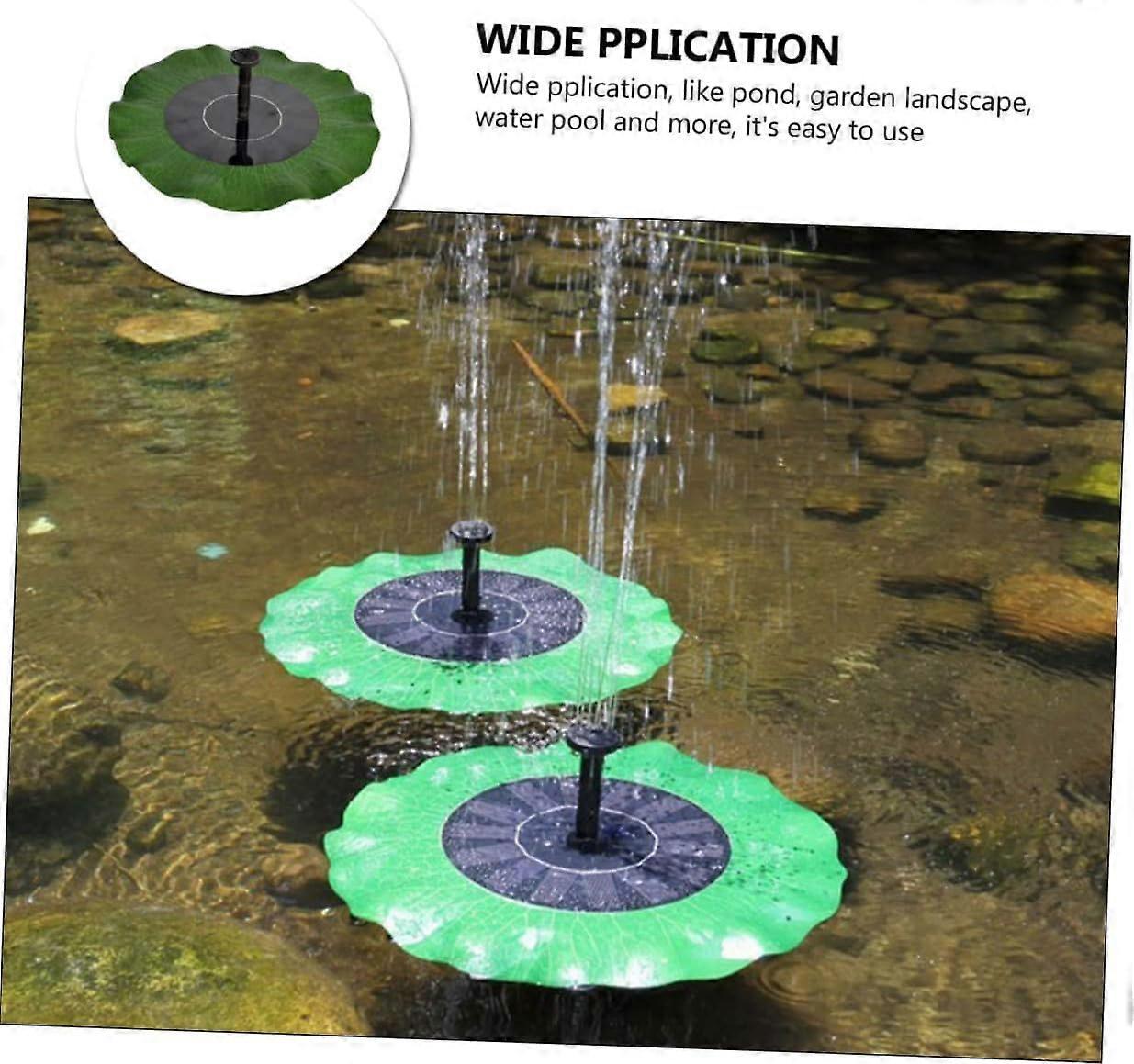 Floating Solar Fountain Water Spray Garden Pond Decor - Image 2
