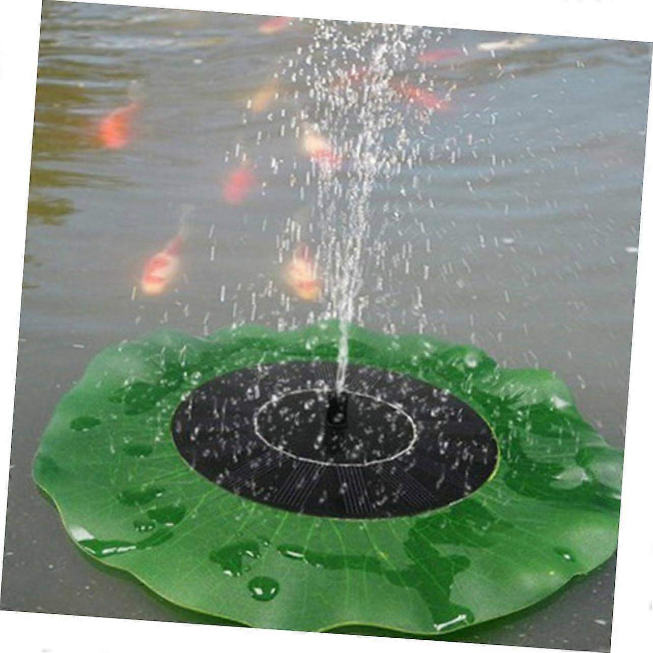 Floating Solar Fountain Water Spray Garden Pond Decor - Image 3