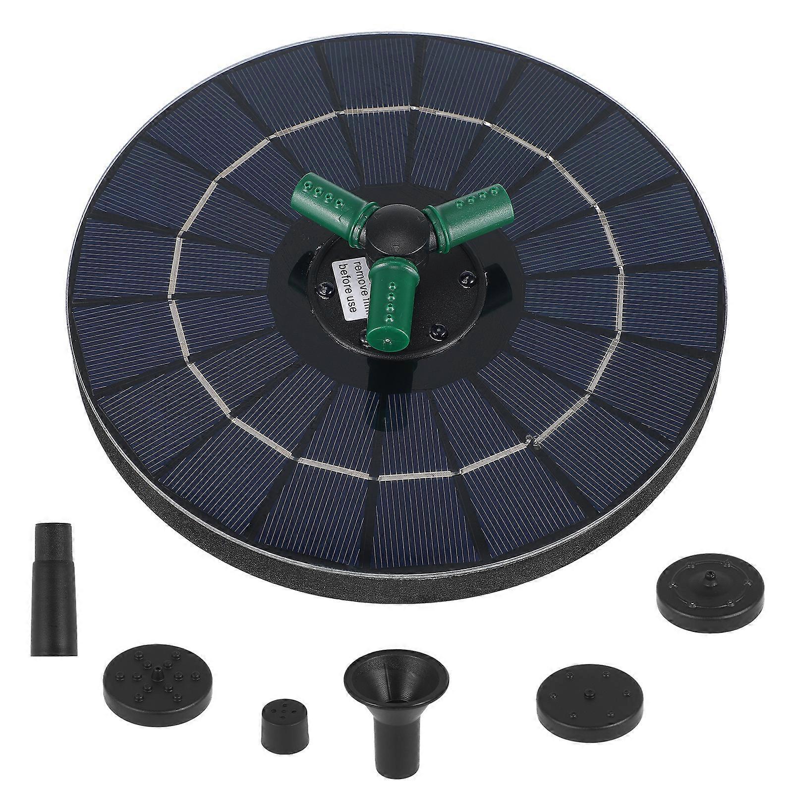 Solar Fountain Disc Pump Bird Bath Solar Water Fountain - Image 1