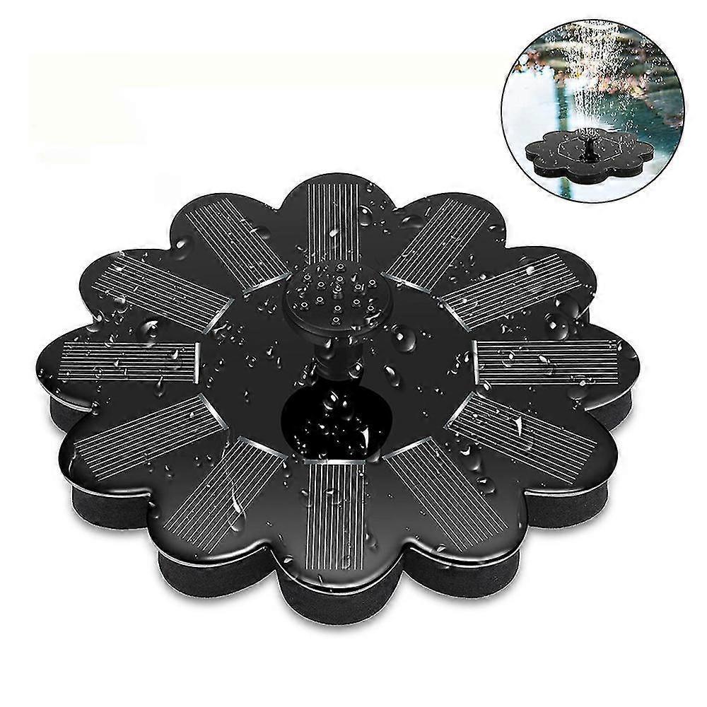 Solar Bird Bath Fountain Floating Solar Pump Garden Water Feature - Image 1
