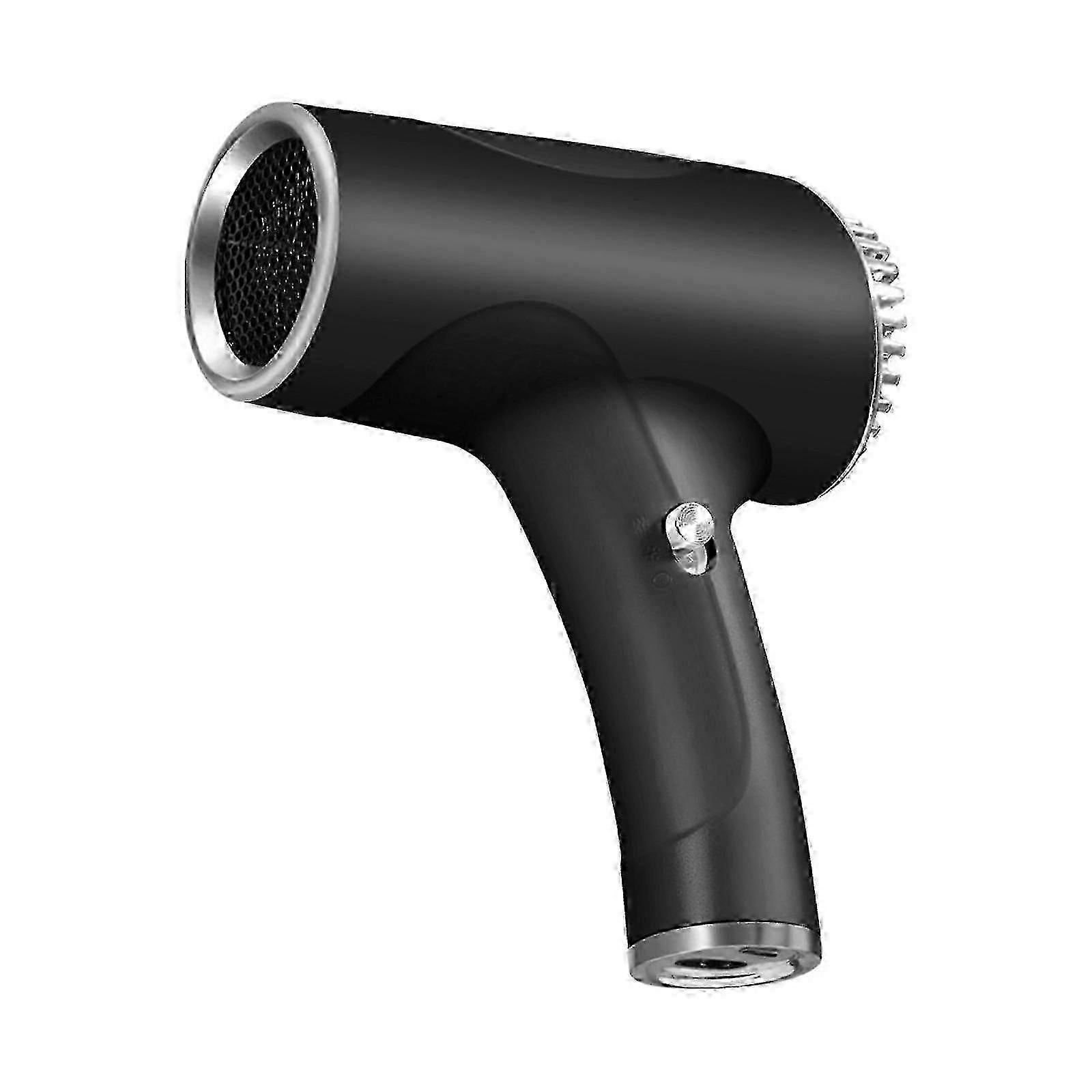 Portable Rechargeable Cordless Hair Dryer USB Travel Hair Dryer Black - Image 1