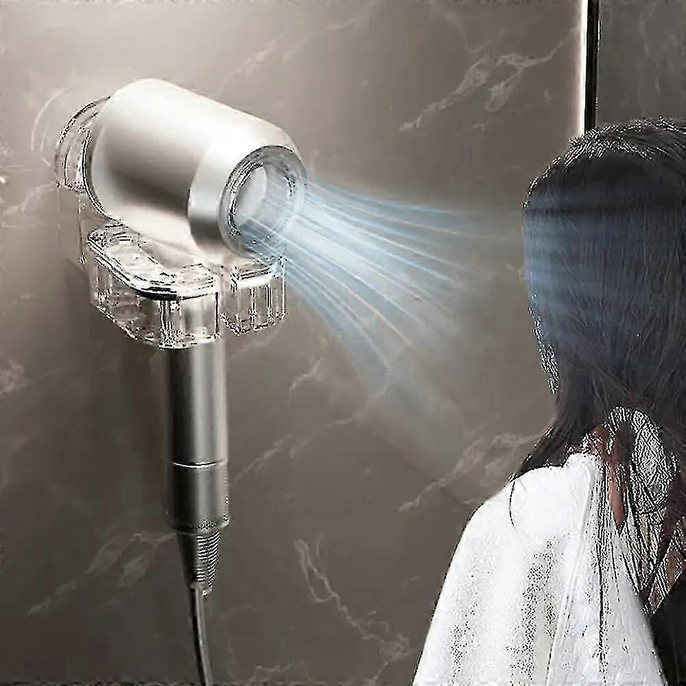 No-Punch Wall Mounted Hair Dryer Bracket Stand Holder - Image 3