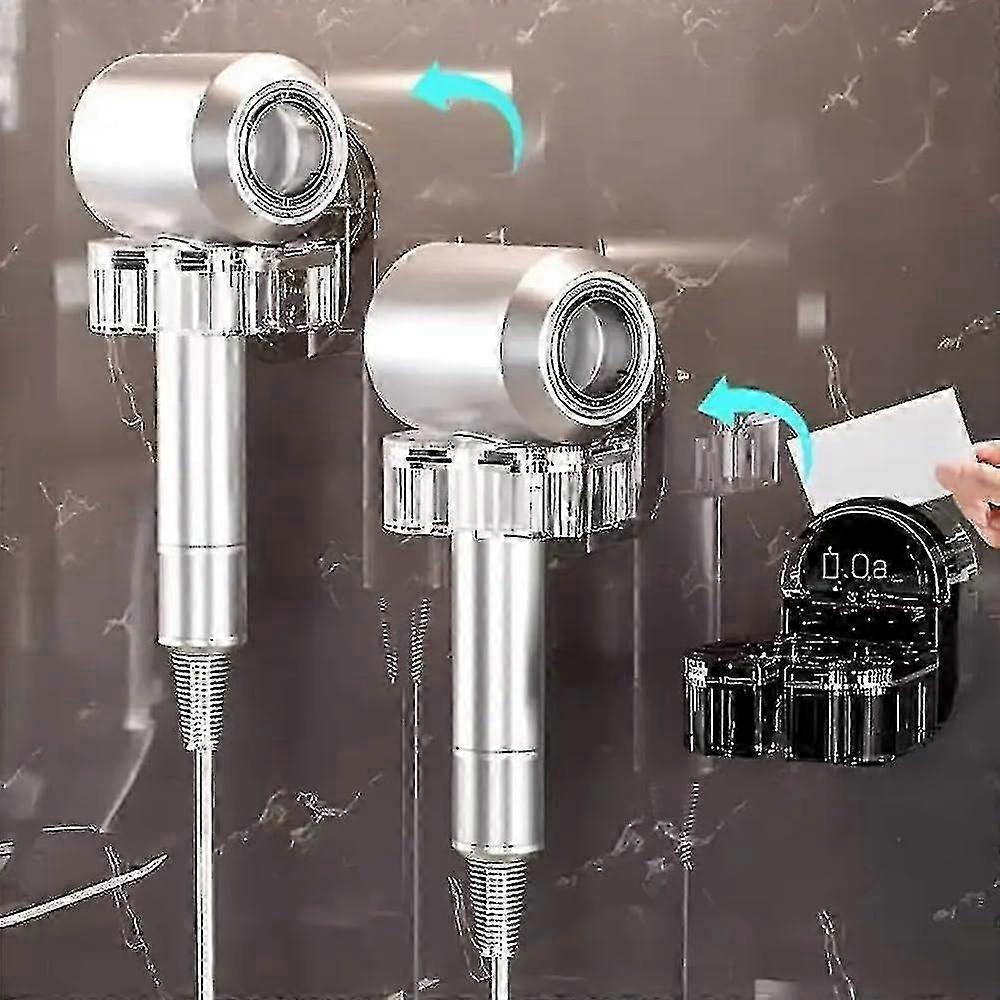 No-Punch Wall Mounted Hair Dryer Bracket Stand Holder - Image 4