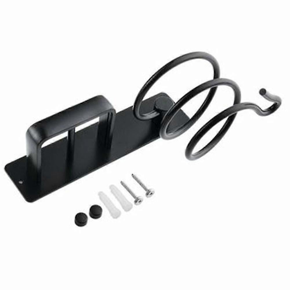 Aluminum Hair Dryer Holder Wall Mounted Organizer Rack - Image 2