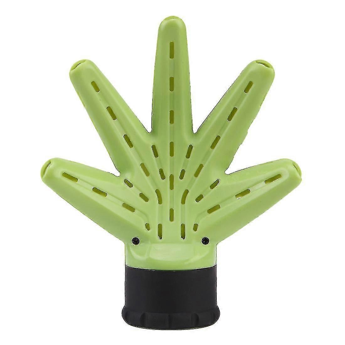 Green Hair Dryer Diffuser Attachment for Natural Curls - Image 1