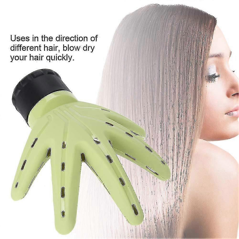 Green Hair Dryer Diffuser Attachment for Natural Curls - Image 2