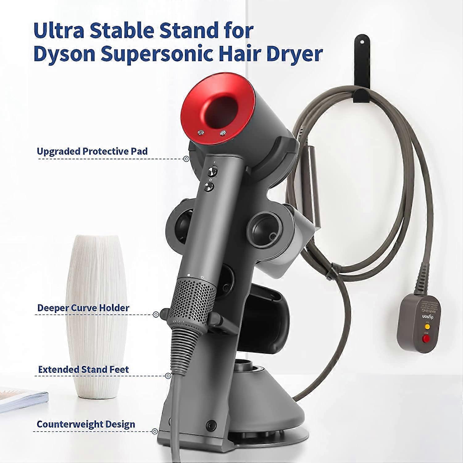 Dyson Supersonic Hair Dryer Holder with 5 Accessories Organizer - Image 3