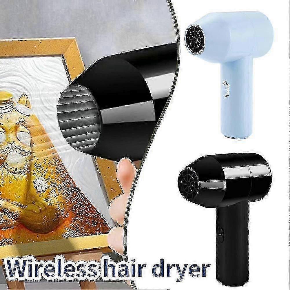 Wireless Mini Negative Ion Hair Dryer Portable Small Dryer - Image 2