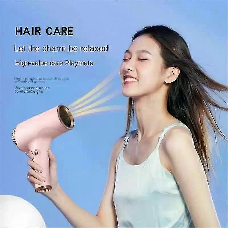 Cordless Hot & Cold Ion Hair Dryer Portable Rechargeable Dryer - Image 2
