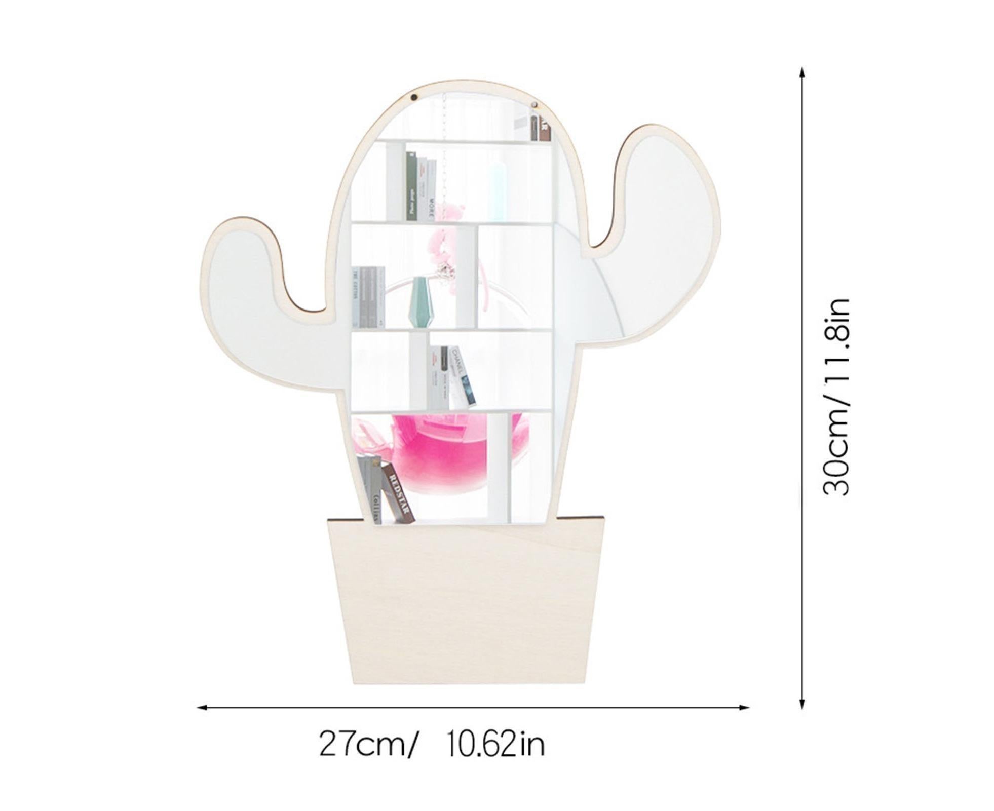 Wall Sticker Acrylic Mirror-Wooden Color - Image 6