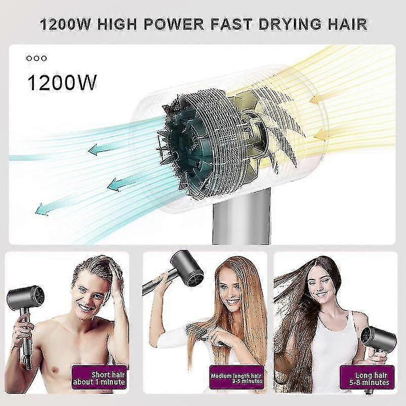 T-Shaped Hair Dryer Household Heating and Cooling Blow Dryer - Image 2