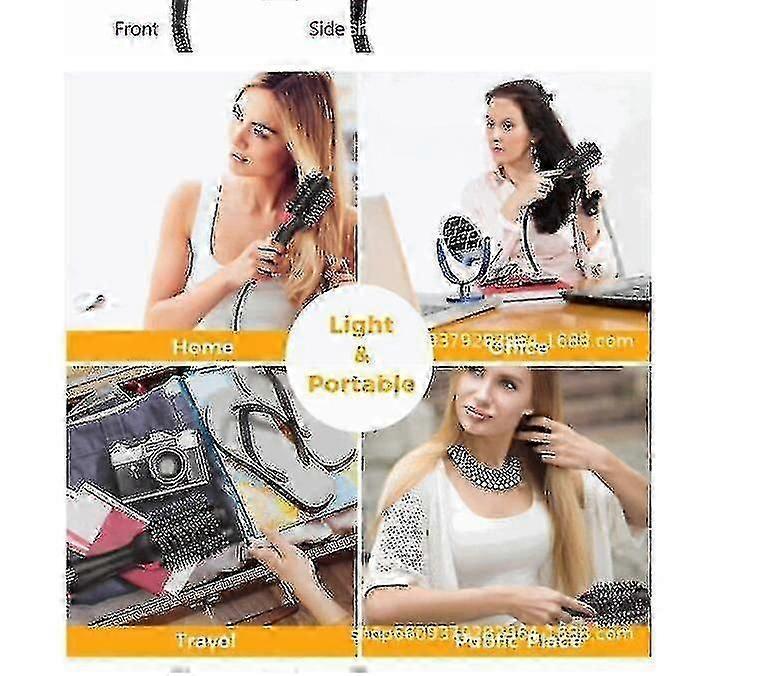 Hair Dryer with Comb Heating and Blowing Brush Styling Tool - Image 2
