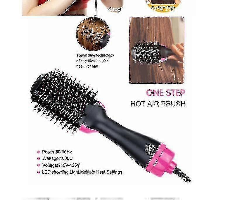 Hair Dryer with Comb Heating and Blowing Brush Styling Tool - Image 3