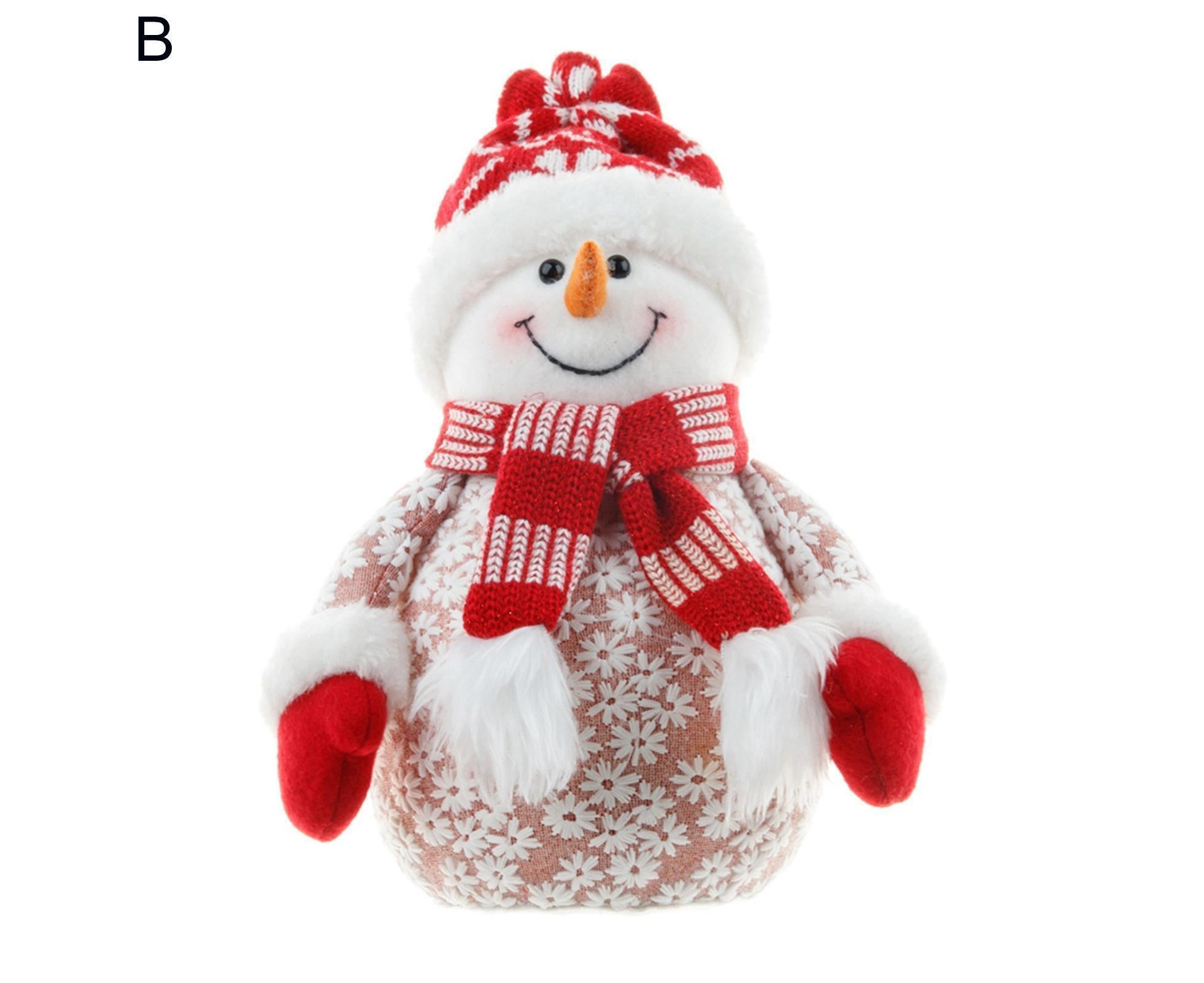 Xmas Snowman Ornament Shopping Mall-Red - Image 2