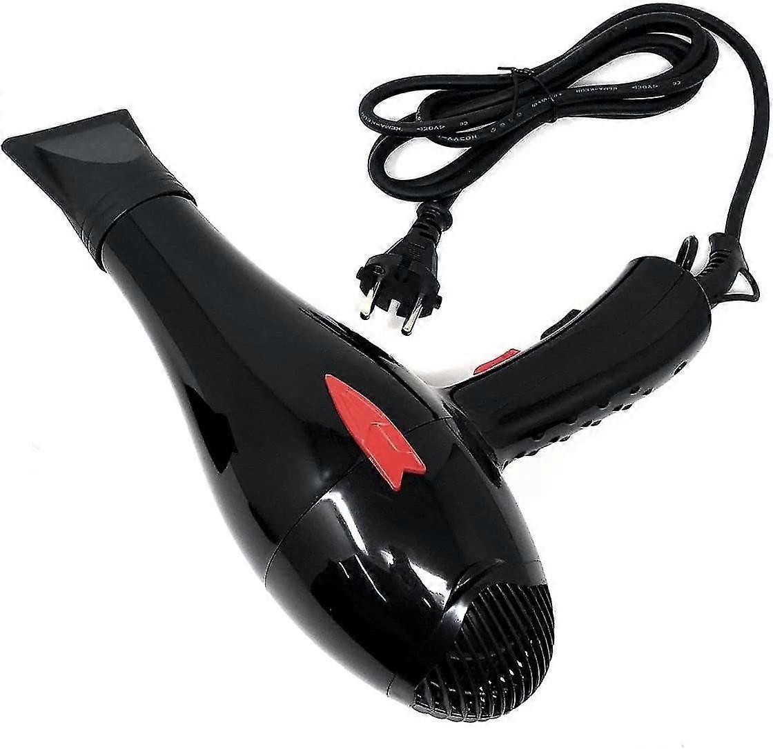 Household Hair Dryer Hot & Cold Thermostatic Black Set - Image 2