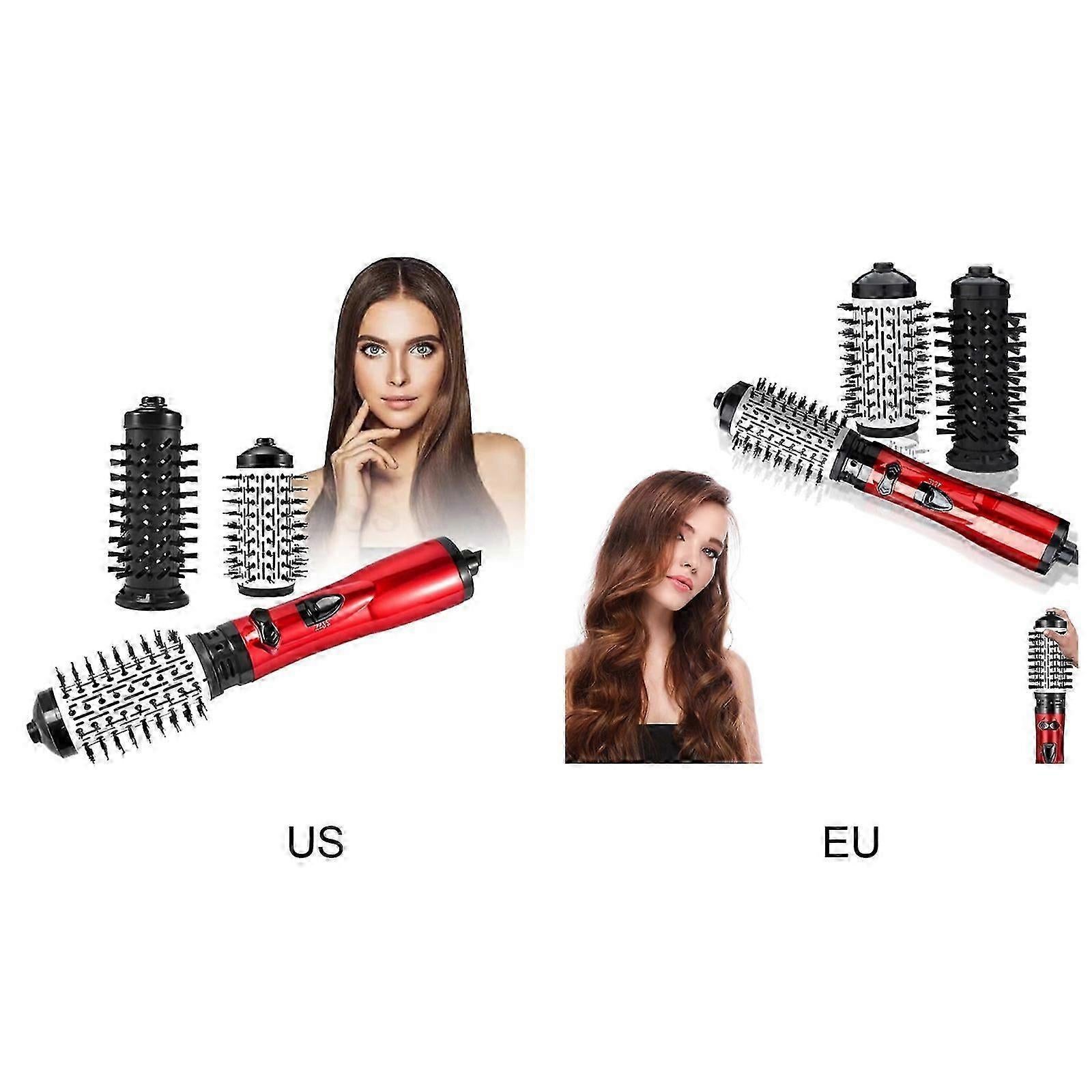 3-in-1 Rotating Hot Air Styler Hair Dryer with Brush - Image 3